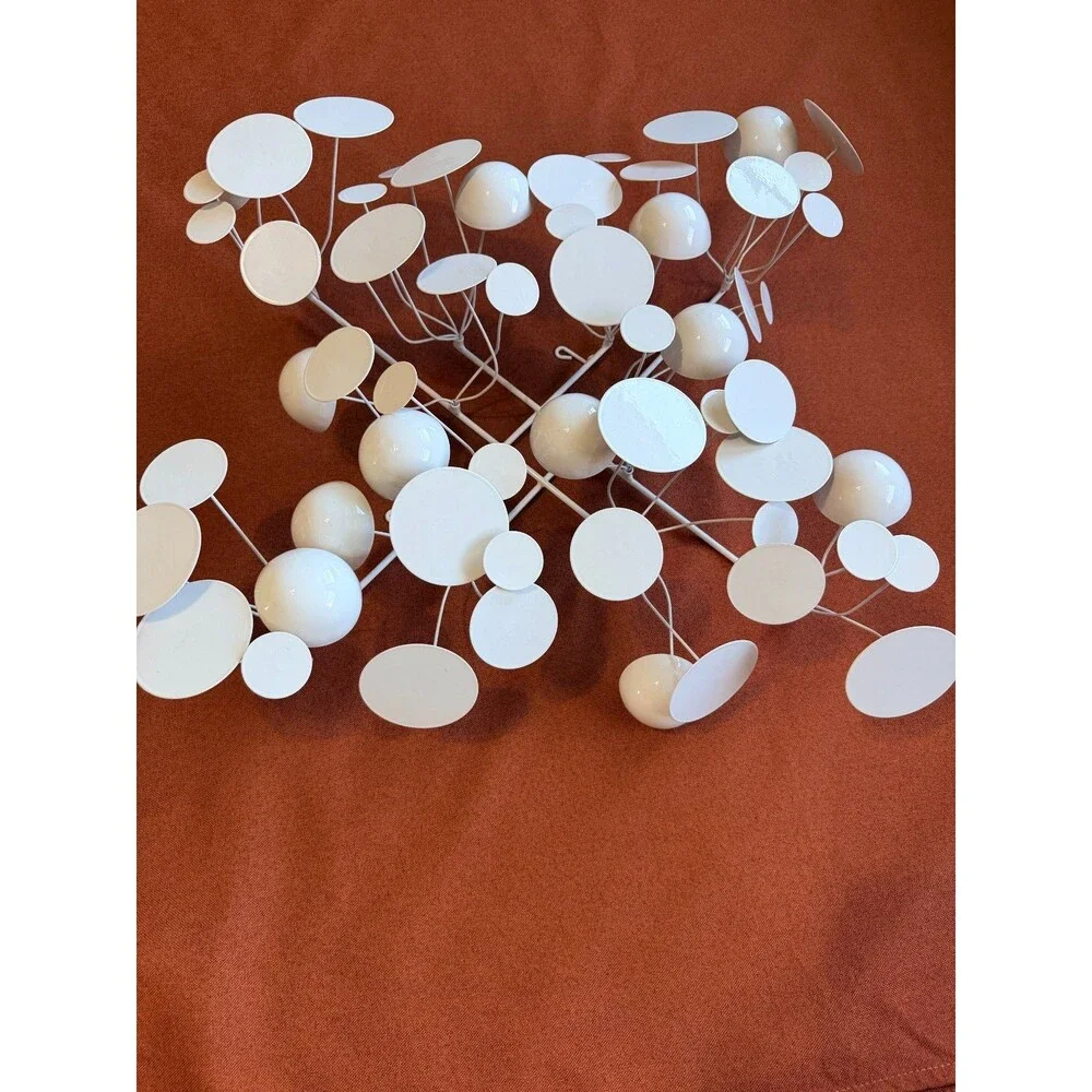 Kenneth Wingard's Jere inspired MCM 'Raindrops' Brutalist Wall Art Sculpture